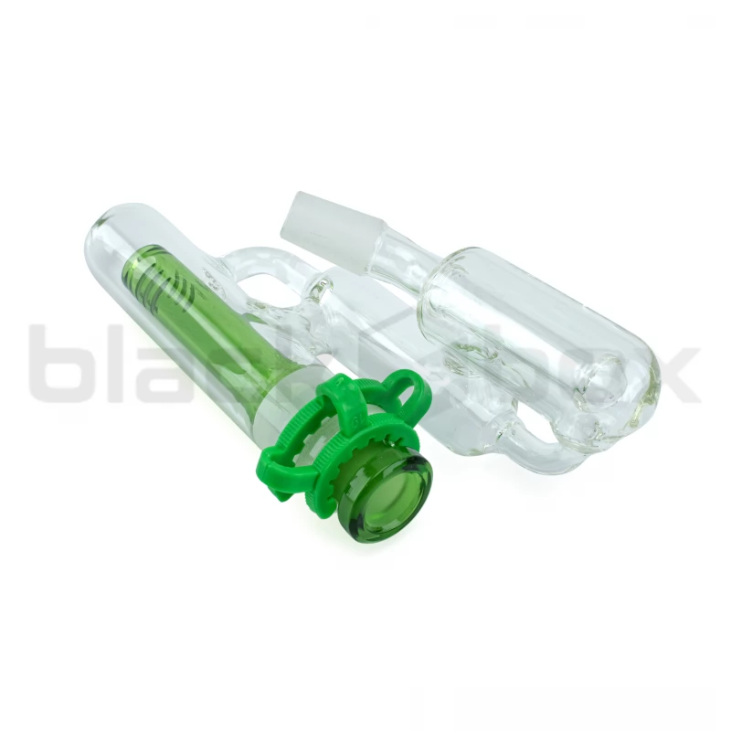 Скляний прекулер для бонга Inline Recycler V-type - Преміум якість - 0