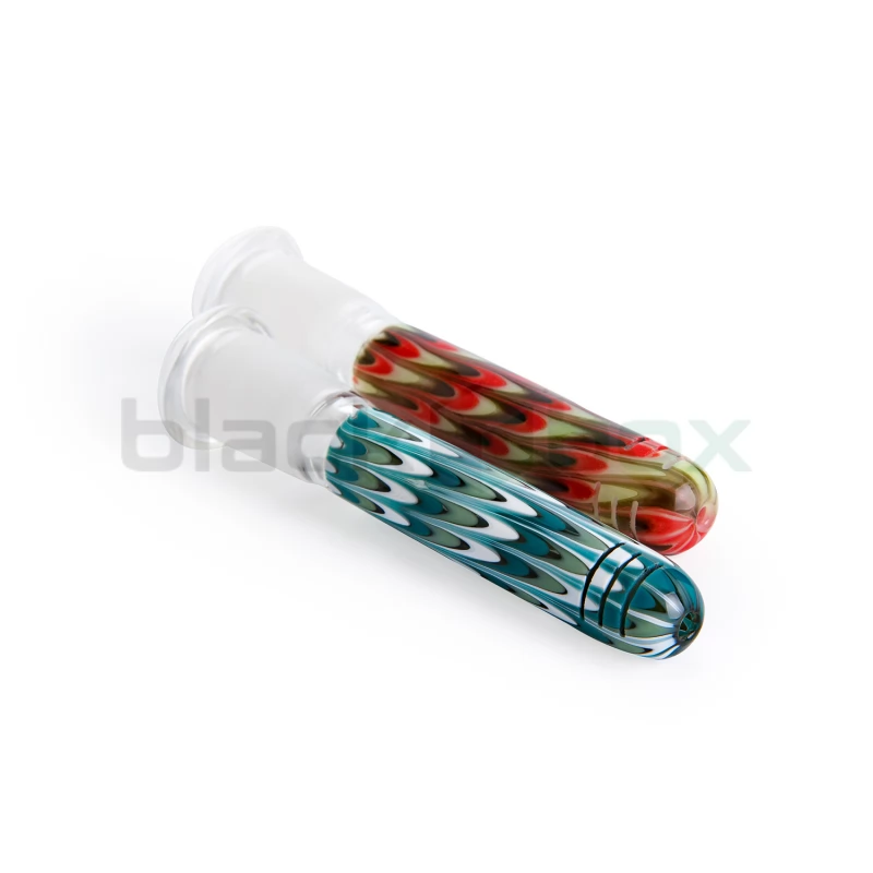 Шліф для бонга Swirl Colour White Stem - Преміум якість - 0