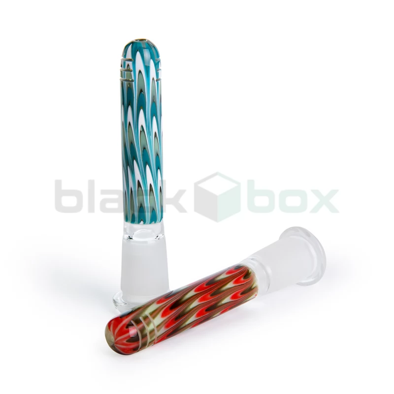 Шліф для бонга Swirl Colour White Stem - Преміум якість - 1