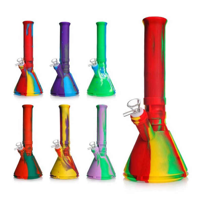 Силіконовий бонг Classic Beaker - Преміум якість - 0