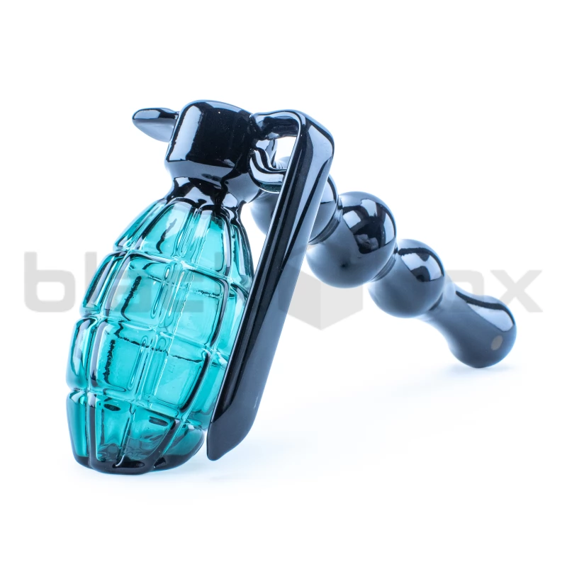Скляний баблер Grenade Black Hammer - Преміум якість - 0
