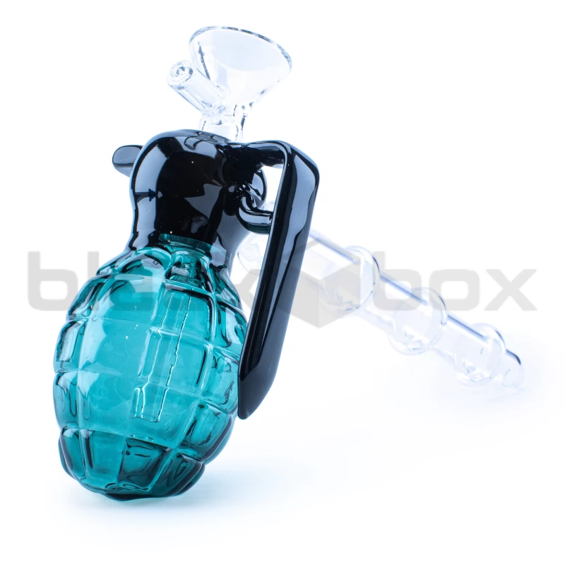 Скляний баблер Grenade Clear Hammer - Преміум якість - 0