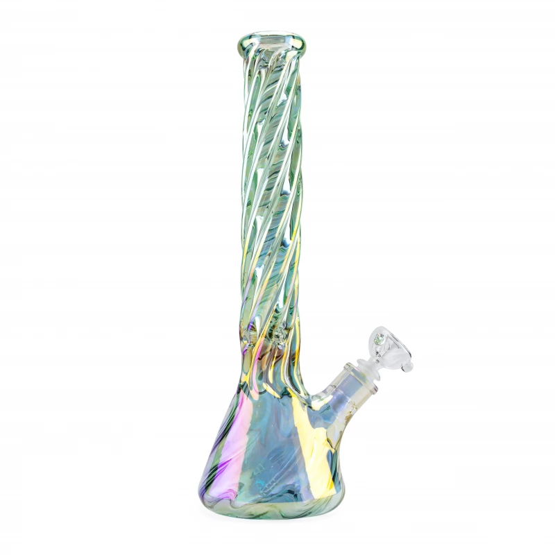 Скляний бонг Chromatech Spiral Beaker - Преміум якість - 0