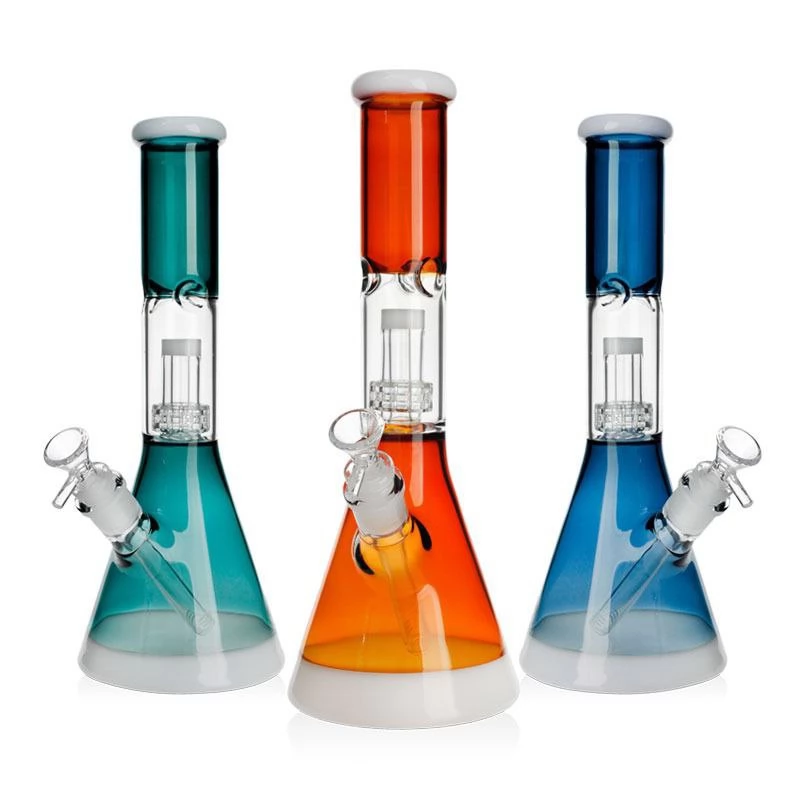 Скляний бонг Colour Matrix Beaker - Преміум якість - 1
