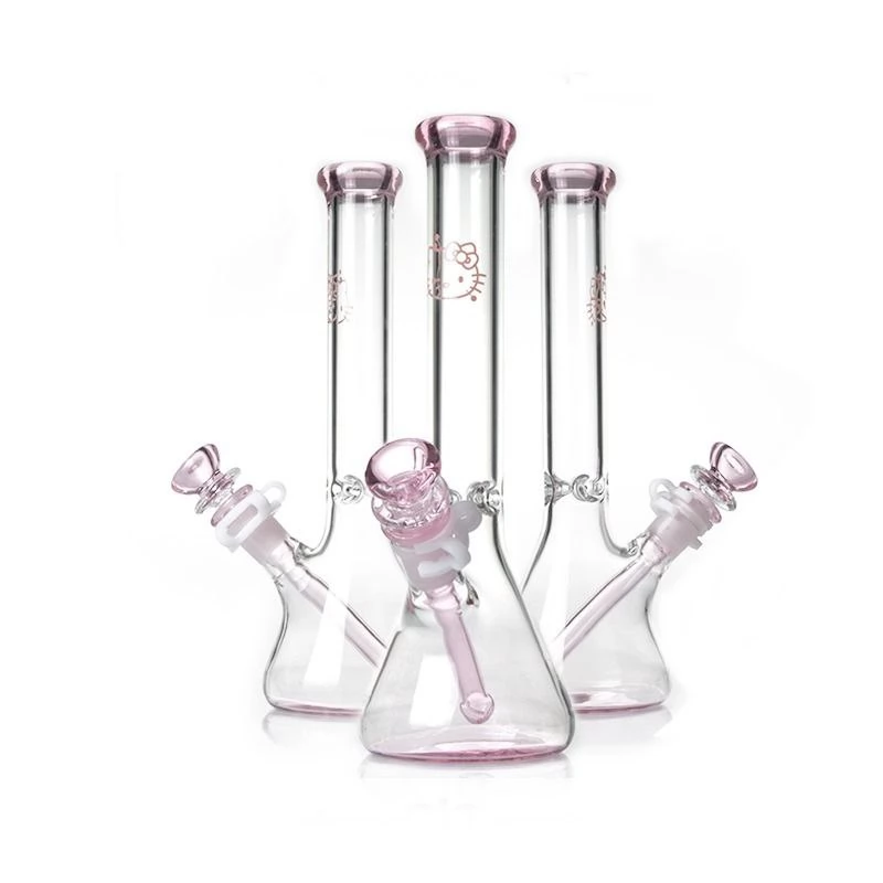 Скляний бонг Hello Kitty Beaker - Преміум якість - 0