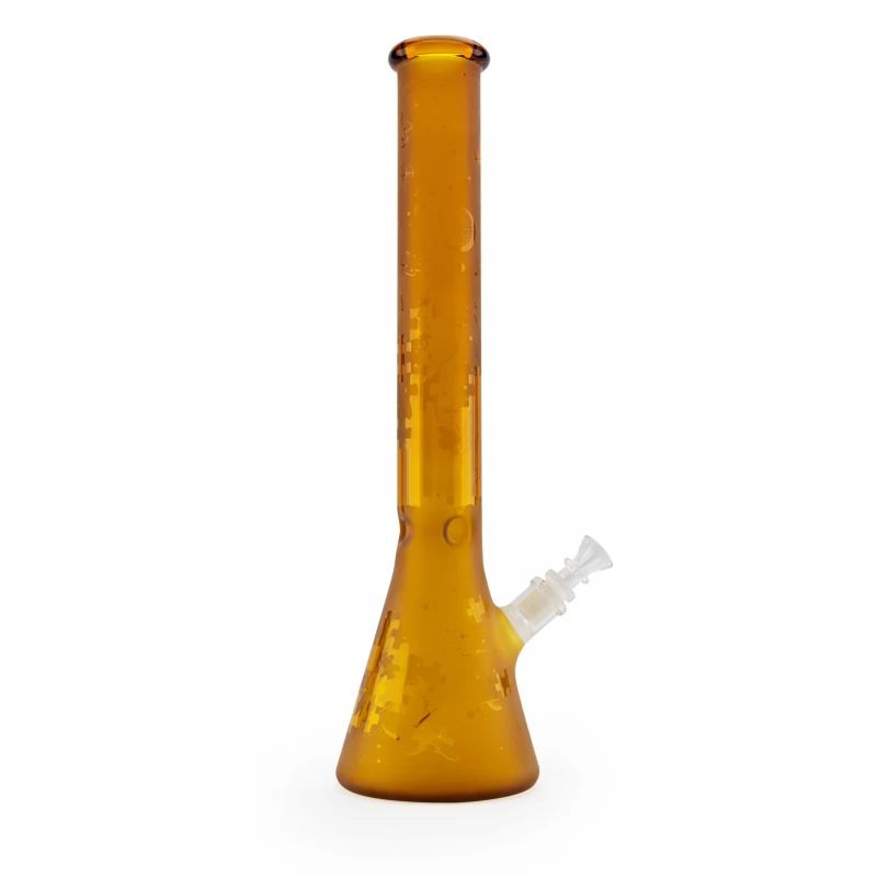 Скляний бонг High Colour Sandblast Beaker - Преміум якість - 1