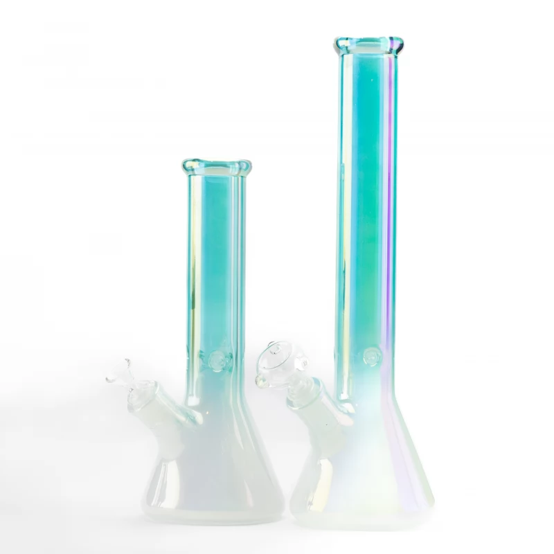 Скляний бонг Holographic Rainbow Small Beaker - Преміум якість - 1