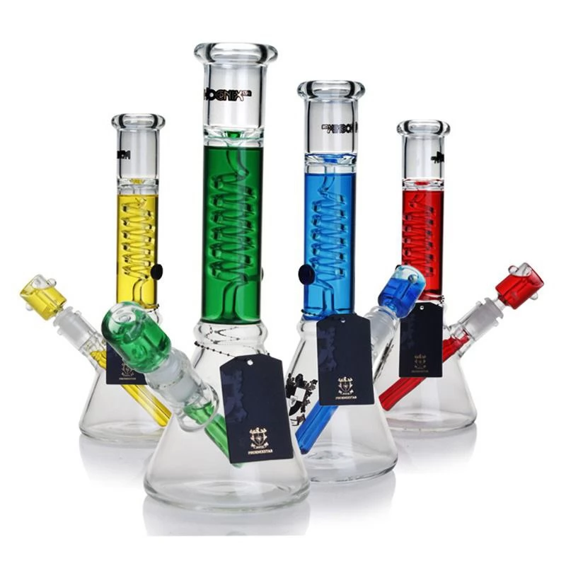 Скляний бонг Phoenix All Freezable Coil Beaker - Преміум якість - 0
