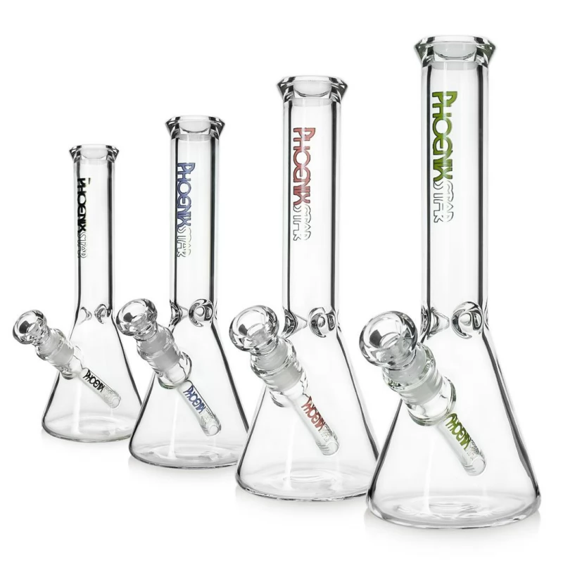 Скляний бонг Phoenix Clear Beaker - Преміум якість - 0