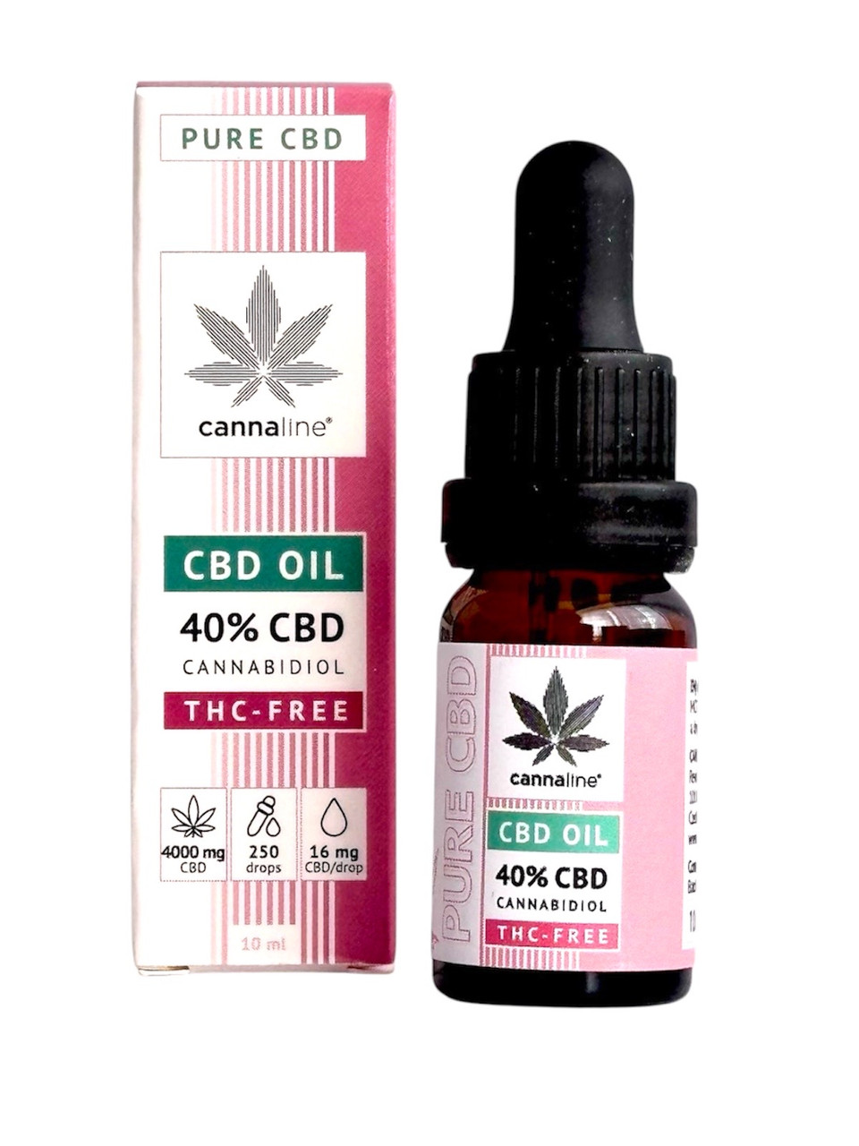 Олія Cannaline CBD 40% з 4000 мг чистого CBD - 0