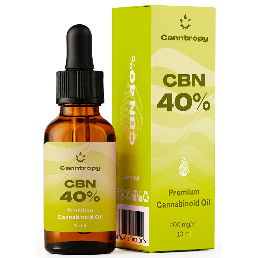 Canntropy CBN Premium Олія 40% — 4000 мг CBN, 10 мл - 0
